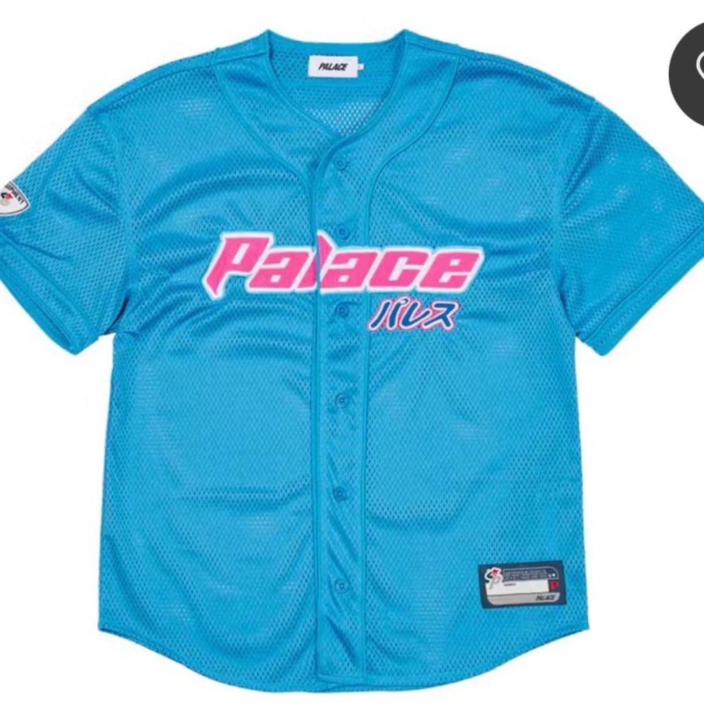Palace Kawaii Baseball Jersey Flexy Blue - Size L